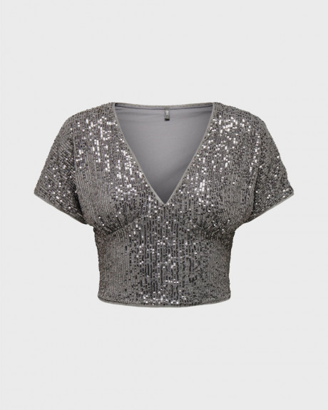 ONLY ΓΥΝΑΙΚΕΙΟ ΤΟΠ ΜΕ ΠΑΓΙΕΤΕΣ - 15310166