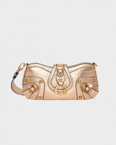 GUESS ΓΥΝΑΙΚΕΙΑ ΤΣΑΝΤΑ VINTAGE ΜΕΤΑΛΛΙΚΗ - ΗWΜΒ899718 GLOSS