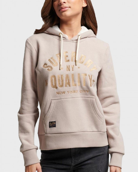 SUPERDRY W D4 OVIN LUXE METALLIC LOGO ΓΥΝΑΙΚΕΙΟ ΦΟΥΤΕΡ - W2011974Α