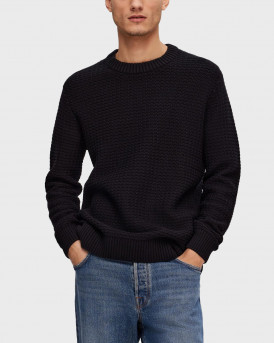 SELECTED ΑΝΔΡΙΚΟ ΠΟΥΛΟΒΕΡ - 16091738 - ΜΑΥΡΟ