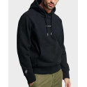 SUPERDY MEN'S SWEATSHIRT LOOSE FIT WITH SMALL LOGO - M2013586A - BLACK