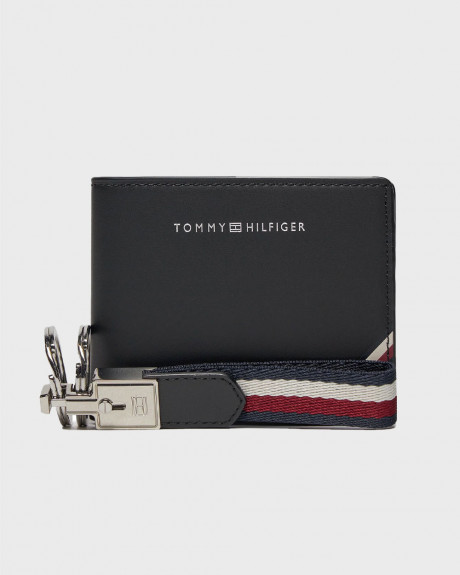 TOMMY HILFIGER MEN'S GIFT BOX WALLET KEYRING - AM0AM11628