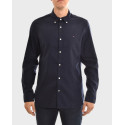 TOMMY HILFIGER MEN'S OXFORD SLIM FIT SHIRT - MW0MW33305 - BLUE ROYALE