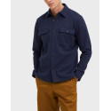 SELECTED MEN'S OVERSHIRT - 16085115 - BLUE