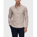 SELECTED MEN'S CHECK SHIRT - 16091988 - BROWN