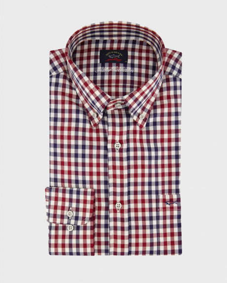 PAUL & SHARK MEN'S CHECK SHIRT - 13313008