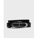 TOMMY JEANS WOMEN'S LEATHER BELT - AW0ΑW15840 - BLACK