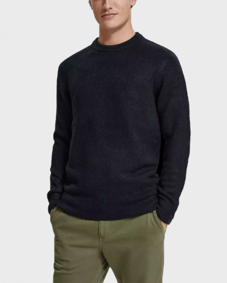 SCOTCH & SODA ΑΝΔΡΙΚΗ ΠΛΕΚΤΗ ΜΠΛΟΥΖΑ ΜΕ ΚΕΝΤΗΤΟ LOGO - 174603