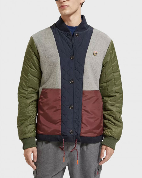 SCOTCH & SODA MEN'S REVERSIBLE BOMBER JACKET - 174432