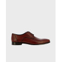 BOSS MEN'S LEATHER OXFORD SHOES - Χ4972 - BROWN