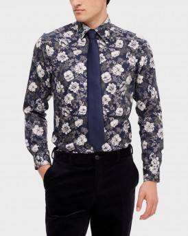 SELECTED MEN'S SHIRT PATTERNED SHIRT - 16087706 - MULTI