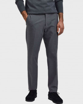 SELECTED HOMME ΑΝΔΡΙΚΟ ΠΑΝΤΕΛΟΝΙ ΣΤΕΝΗ ΓΡΑΜΜΗ - 16085271 - ΓΚΡΙ