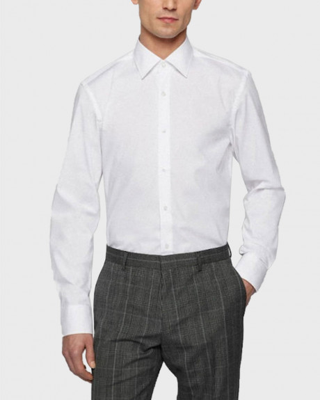 BOSS H HANK ΑΝΔΡΙΚΟ ΠΟΥΚΑΜΙΣΟ ΣΤΕΝΗ ΓΡΑΜΜΗ - 50469345 