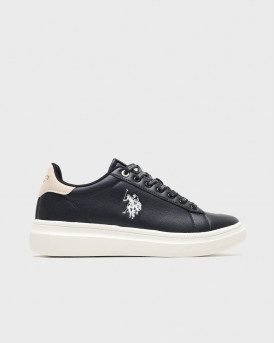 U.S. POLO ASSN. MEN'S SNEAKERS SYNTHETIC LEATHER - CODY001 - BLACK
