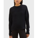 TOM TAILOR WOMEN'S STRUCTURED PULLOVER - 1038123 - BLACK
