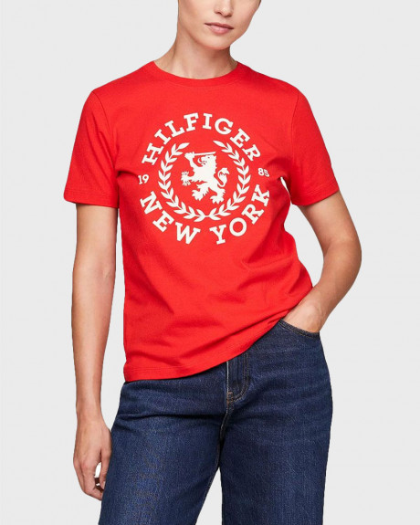 TOMMY HILFIGER WOMEN'S T-SHIRT - WW0WW41058