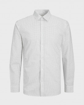 JACK & JONES MEN'S SHIRT - 12237747 - WHITE
