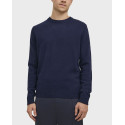 JACK&JONES MEN'S PULLOVER 100% WOOL - 12216799 - BLUE