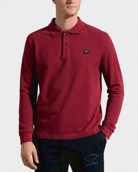PAUL & SHARK MEN'S PIQUE POLO SHIRT 100% COTTON - C0P1001