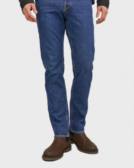 JACK&JONES ΑΝΔΡΙΚΟ ΤΖΙΝ ΠΑΝΤΕΛΟΝΙ ΑΝΕΤΗ ΓΡΑΜΜΗ - 12242324 - ΜΠΛΕ