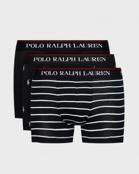 POLO RALPH LAUREN MEN'S 3-PACK BOXERS - 714830299009 - BLACK