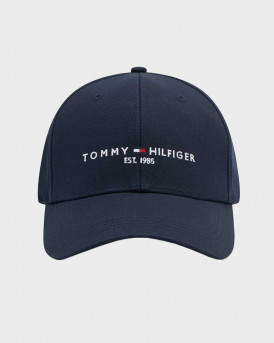 TOMMY HILFIGER ΑΝΔΡΙΚΟ ΚΑΠΕΛΟ JOCKEY 100% ΒΑΜΒΑΚΙ -  ΑΜ0ΑΜ07352 - ΜΠΛΕ