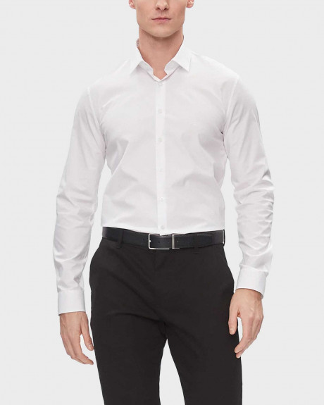CALVIN KLEIN ΑΝΔΡΙΚΟ ΠΟΥΚΑΜΙΣΟ ΣΤΕΝΗ ΓΡΑΜΜΗ - Κ10Κ111637