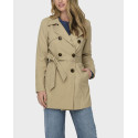 ONLY ONLVALERIE WOMEN'S TRENCHCOAT - 15191821 - ECRU