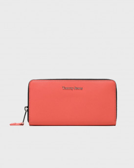 TOMMY JEANS WOMEN'S WALLET - AW0AW14981 - SALMON
