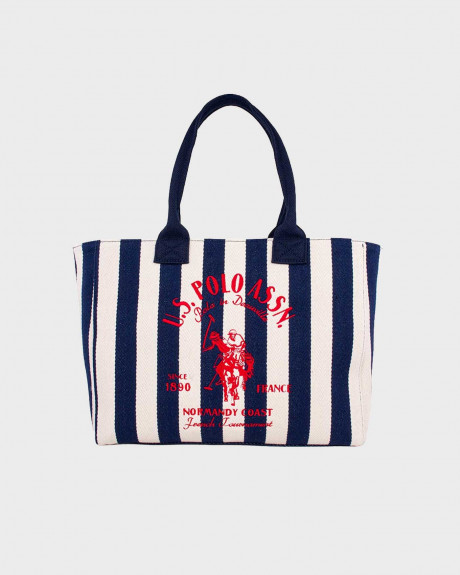 U.S. POLO ASSN. ΓΥΝΑΙΚΕΙΑ ΤΣΑΝΤΑ SHOPPER BEACH - BEUA76460WJZ212