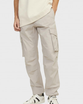 JACK & JONES ΑΝΔΡΙΚΟ CARGO ΠΑΝΤΕΛΟΝΙ ΧΑΛΑΡΗ ΓΡΑΜΜΗ - 12242264 - ΕΚΡΟΥ