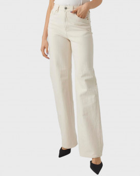 VERO MODA ΓΥΝΑΙΚΕΙΟ ΤΖΙΝ ΠΑΝΤΕΛΟΝΙ TESSA WIDE LEG- 10287303 - ΕΚΡΟΥ