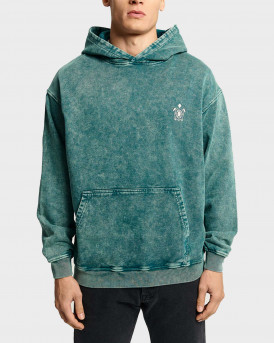 BLACKTOP FOUNDATION ΑΝΔΡΙΚΟ ΦΟΥΤΕΡ OVERSIZED 100% BAMBAKI - FADE.T - ΠΡΑΣΙΝΟ