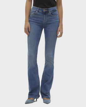 VERO MODA ΓΥΝΑΙΚΕΙΟ ΤΖΙΝ ΠΑΝΤΕΛΟΝΙ FLARED - 10302478 - ΜΠΛΕ