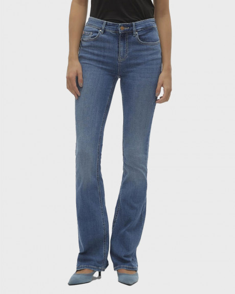 VERO MODA ΓΥΝΑΙΚΕΙΟ ΤΖΙΝ ΠΑΝΤΕΛΟΝΙ FLARED - 10302478