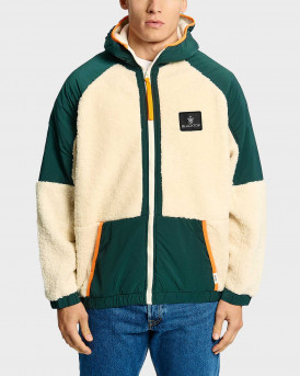 BLACKTOP FOUNDATION ΑΝΔΡΙΚΟ ΤΖΑΚΕΤ FURRY ΧΑΛΑΡΗ ΓΡΑΜΜΗ - FOREST.G - ΜΠΕΖ