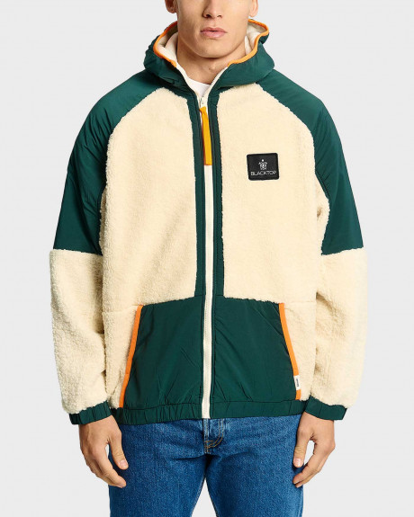 BLACKTOP FOUNDATION ΑΝΔΡΙΚΟ ΤΖΑΚΕΤ FURRY ΧΑΛΑΡΗ ΓΡΑΜΜΗ - FOREST.G