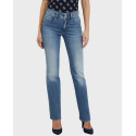 GUESS WOMEN'S HIDH-WAISTED STRAIGHT FIT JEANS - ΑPW4RA0VD4Q0E - BLUE