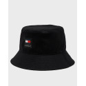 TOMMY JEANS WOMEN'S BUCKET HAT - AM0AM12018 - BLACK