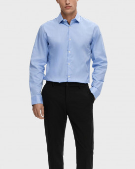 SELECTED ΑΝΔΡΙΚΟ ΠΟΥΚΑΜΙΣΟ ΣΤΕΝΗ ΓΡΑΜΜΗ - 16058640 - ΣΙΕΛ