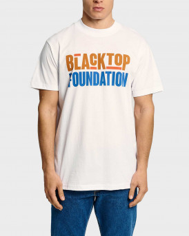 BLACKTOP FOUNDATION ΑΝΔΡΙΚΟ T-SHIRT ΜΕ ΣΧΕΔΙΟ - BL-PMD - ΑΣΠΡΟ