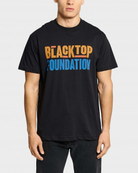 BLACKTOP FOUNDATION MEN'S GRAPHIC T-SHIRT - BL-PMD - BLACK