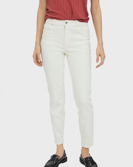 VERO MODA BRENDA ΨΗΛΟΜΕΣΟ ΓΥΝΑΙΚΕΙΟ JEAN ΠΑΝΤΕΛΟΝΙ - 10252779