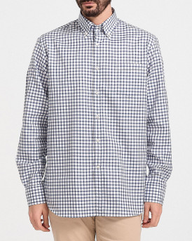 PAUL & SHARK MEN'S CHECK SHIRT - 24413032R - BLUE