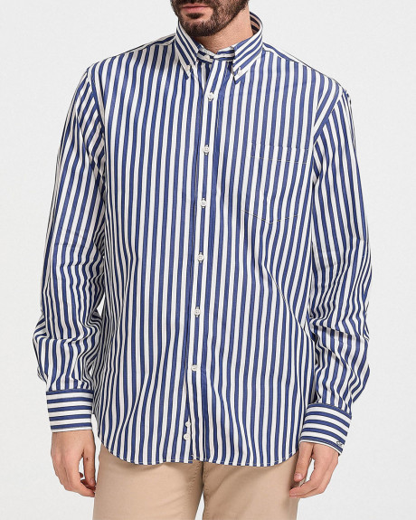 PAUL & SHARK MEN'S STRIPED SHIRT - 24413086R