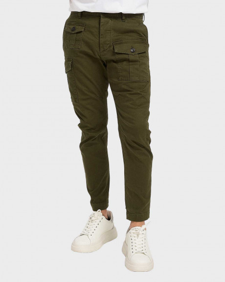 DSQUARED2 ΑΝΔΡΙΚΟ ΠΑΝΤΕΛΟΝΙ CARGO MILITARY - S74KB0818S3902124K