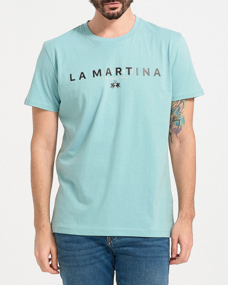 LA MARTINA MEN'S REGULAR FIT T-SHIRT - ΥMR005