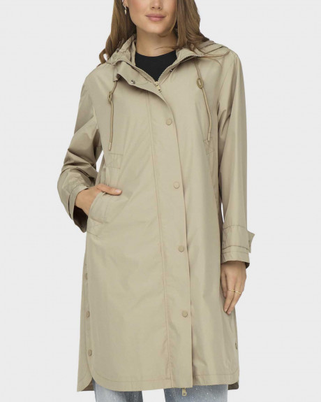 ONLY WOMEN'S PARKA COAT HOODED MIDI LENGHT - 15308834