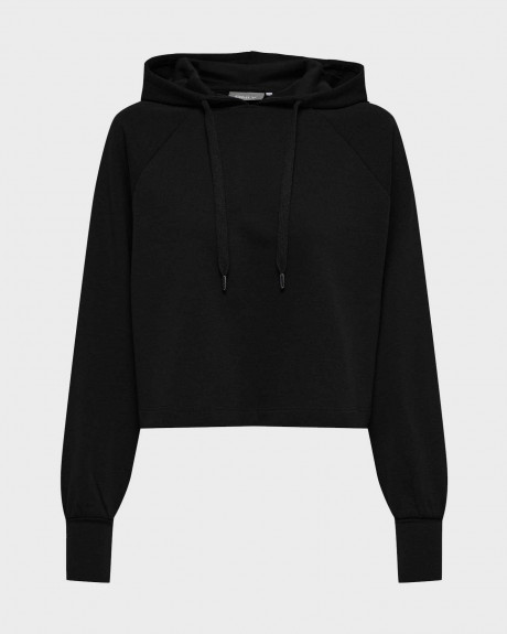 ONLY WOMEN'S HOODED SWEATER CROPPED ONLJULIA - 15312116