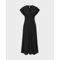 ONLY WOMEN'S LONG DRESS V-NECK REGULAR FIT - 15317841 - BLACK